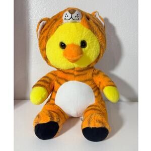 Disguisimals Dizzy the Duck Tiger Costume - Peek-A-Boo Toys Plush 14" Sitting